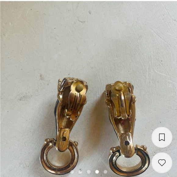 Gaudy Statement Horse Earrings - Picture 4 of 4